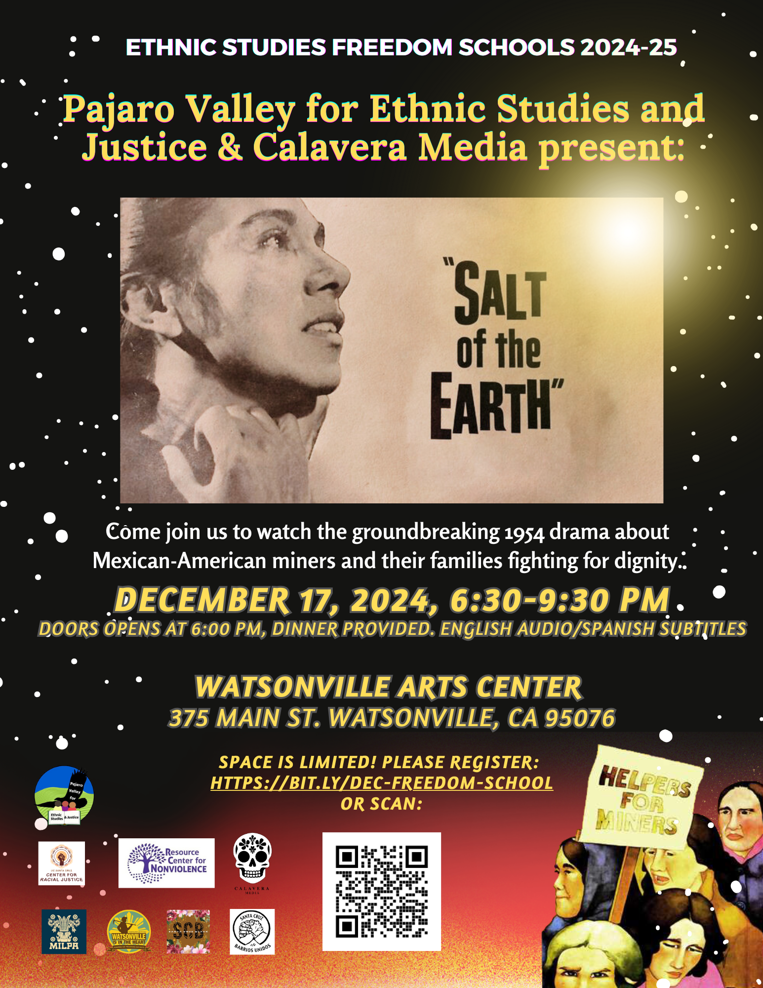 Salt of the Earth: Film Screening and Community Conversation