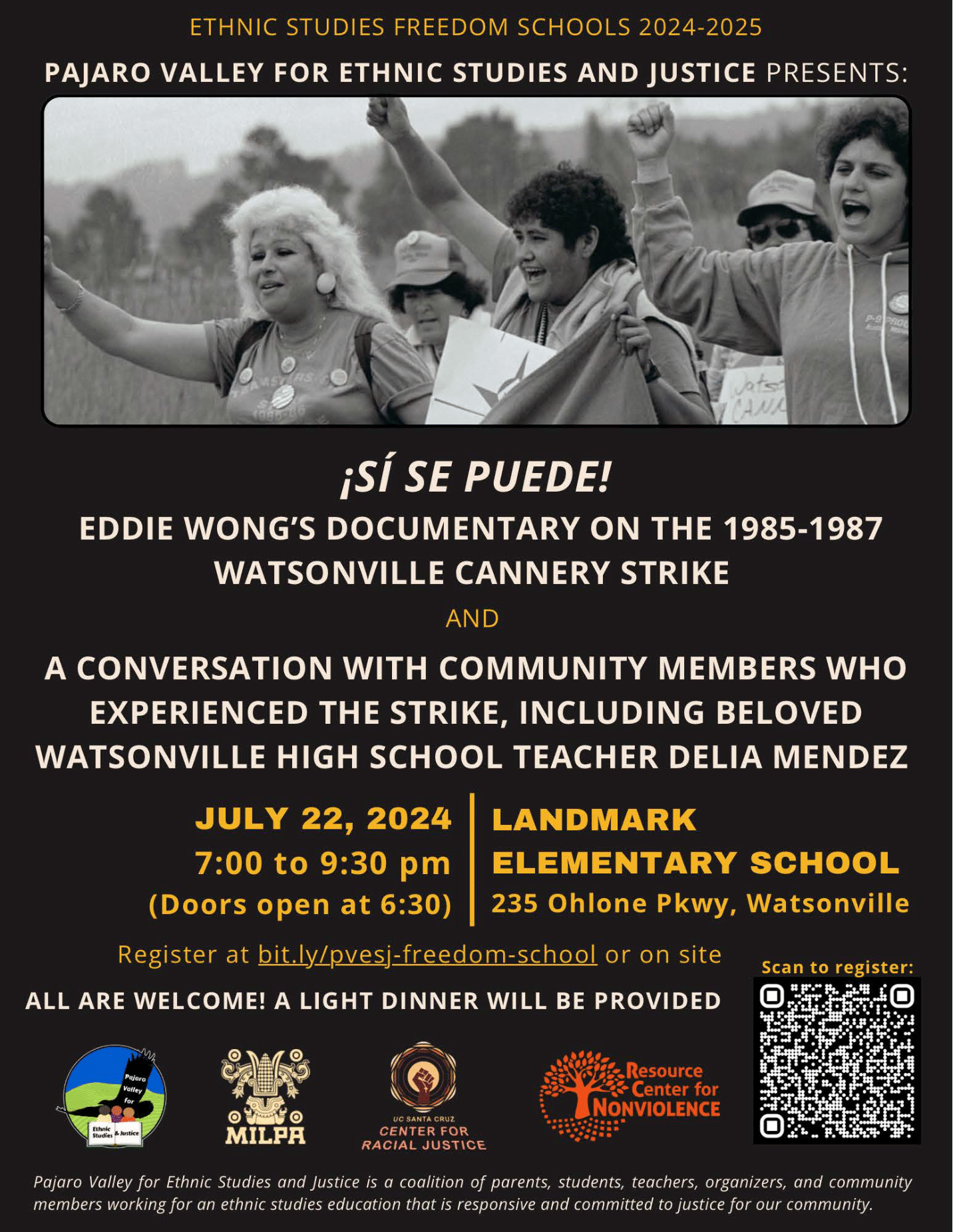¡Sí Se Puede! Screening and Conversation with Community Members
