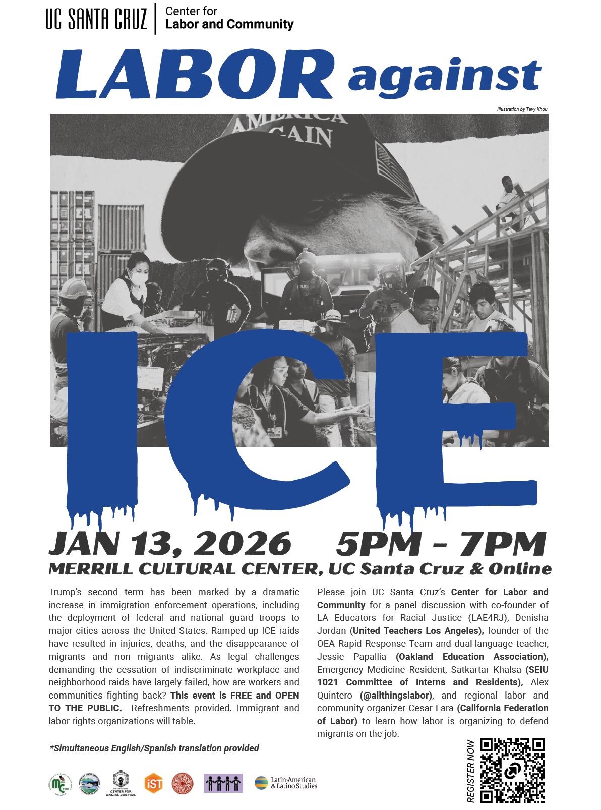 Labor Against ICE ＊ 01/13/2026